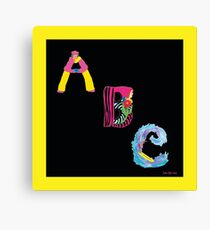 ABC Canvas Print