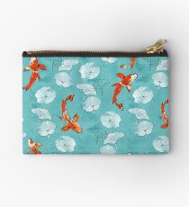 Waterlily Koi in Türkis Täschchen