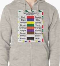 Les Couleurs Zipped Hoodie