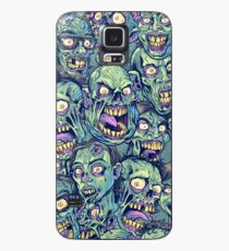 Zombie wiederholbares Muster Hülle & Klebefolie für Samsung Galaxy