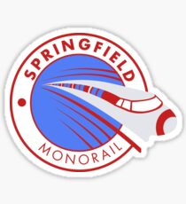 Springfield Monorail Sticker