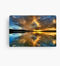Through The Looking Glass - Narrabeen Lakes - The HDR Experience Canvas Print