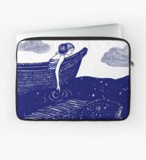 Funda para portátil Las brillantes luces azules del mar
