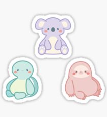 SlowBros: Turtle, Koala, and Sloth Sticker