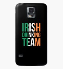 Irisches trinkendes Team-T-Shirt Irland-St Patrick Tageshemd Hülle & Klebefolie für Samsung Galaxy