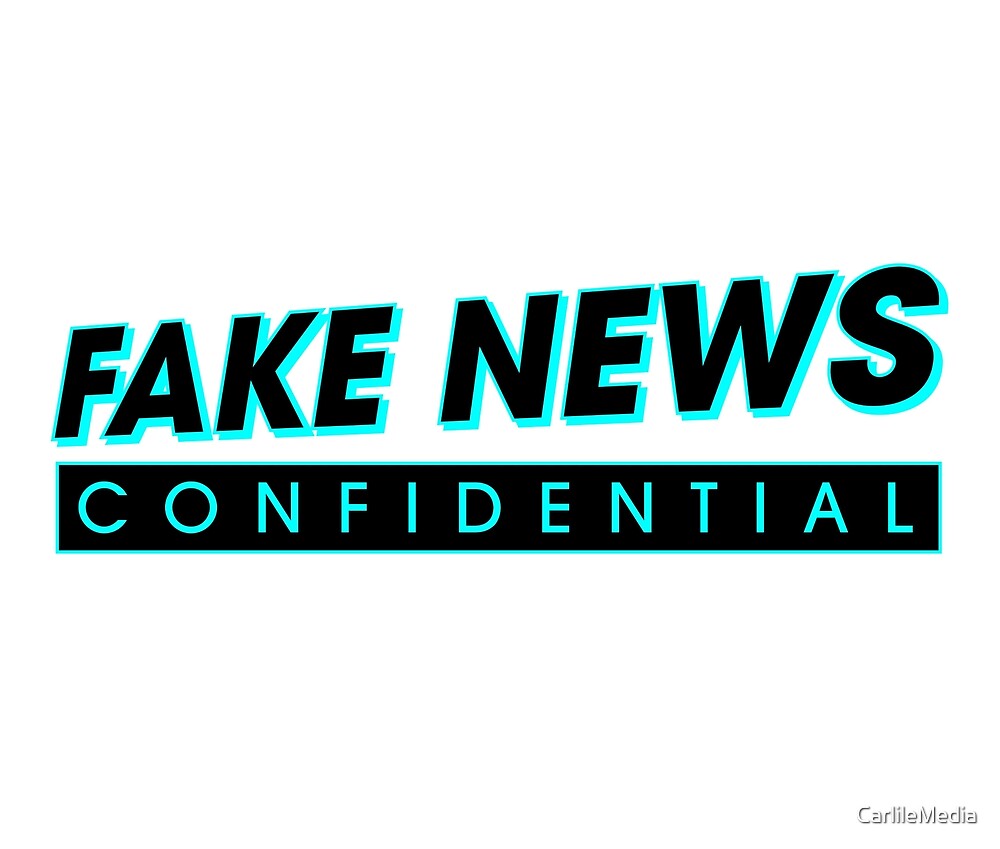Fake News Confidential Logo by CarlileMedia