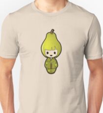 Pear Kokeshi Doll Unisex T-Shirt