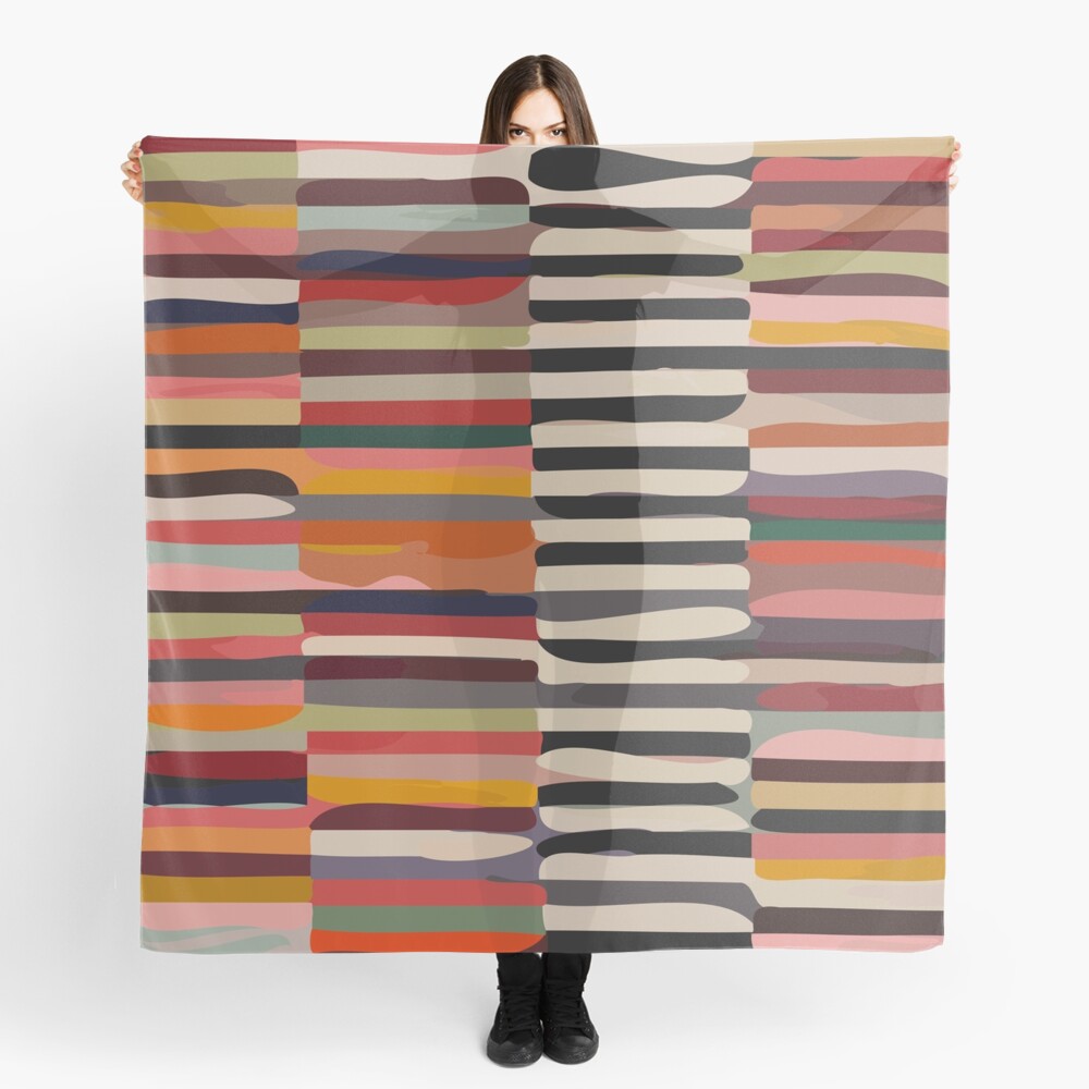 Etchnic Scandinavian Pattern Scarf