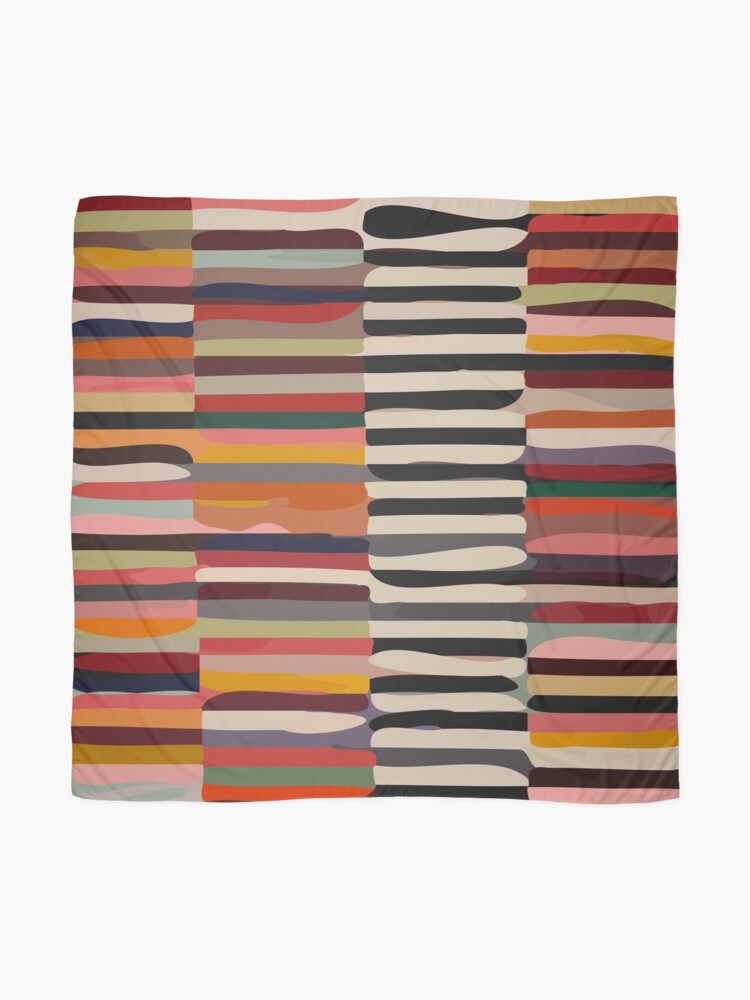 Alternate view of Etchnic Scandinavian Pattern Scarf