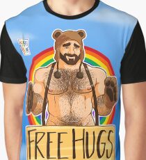 ADAM LIKES HUGS - GAY PRIDE Graphic T-Shirt