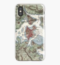 Vintage Map of Boston Harbor (1807) iPhone Case