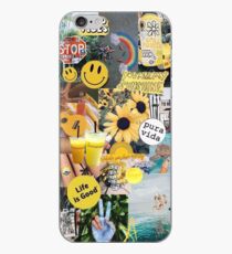 yellow sunshine collage iPhone Case