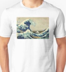Hokusai, The Great Wave off Kanagawa, Japan, Japanese, Wood block, print Unisex T-Shirt
