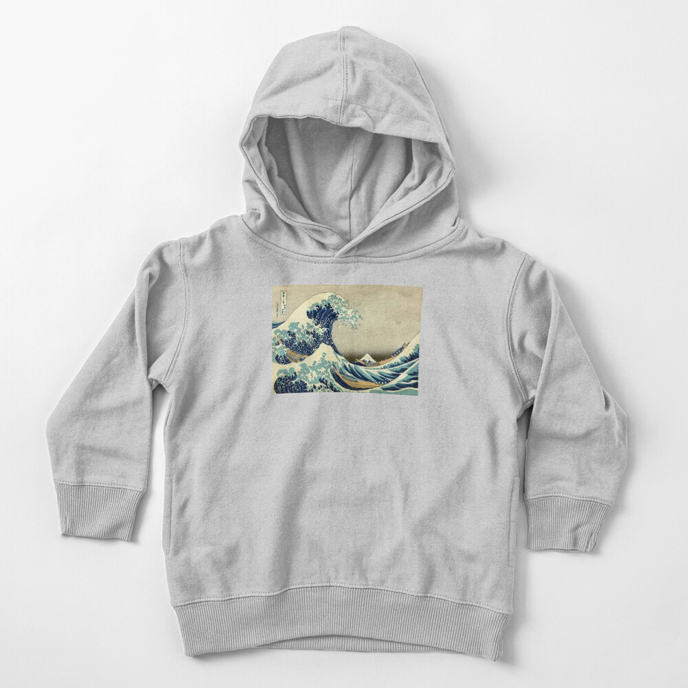 hokusai wave hoodie