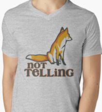 What Does the Fox Say - Ylvis Parody - Fox Say Meme - What the Fox Say - Fox Say - Not Telling Men's V-Neck T-Shirt
