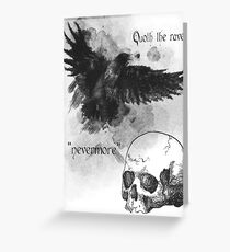 Tarjeta de felicitación Quoth the Raven, Nevermore