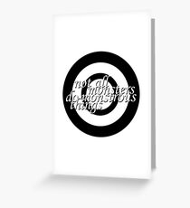 Monstrous things Greeting Card
