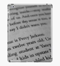 My name is Percy Jackson. iPad Case/Skin