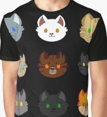 Katzencollage Grafik T-Shirt