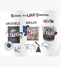 it's always sunny science is a liar Poster