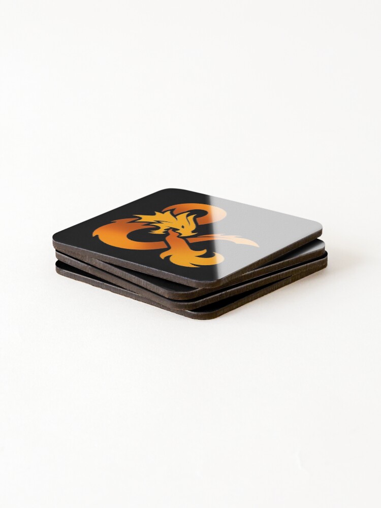 Alternate view of Dungeons & Dragons (Orange) Coasters (Set of 4)