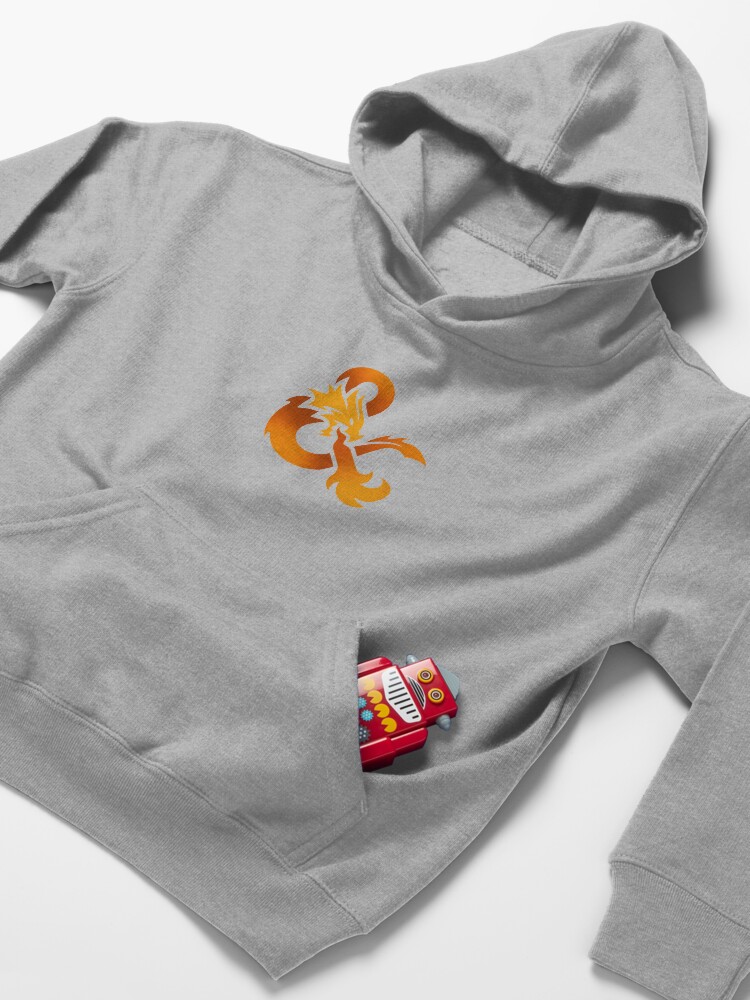 Alternate view of Dungeons & Dragons (Orange) Kids Pullover Hoodie
