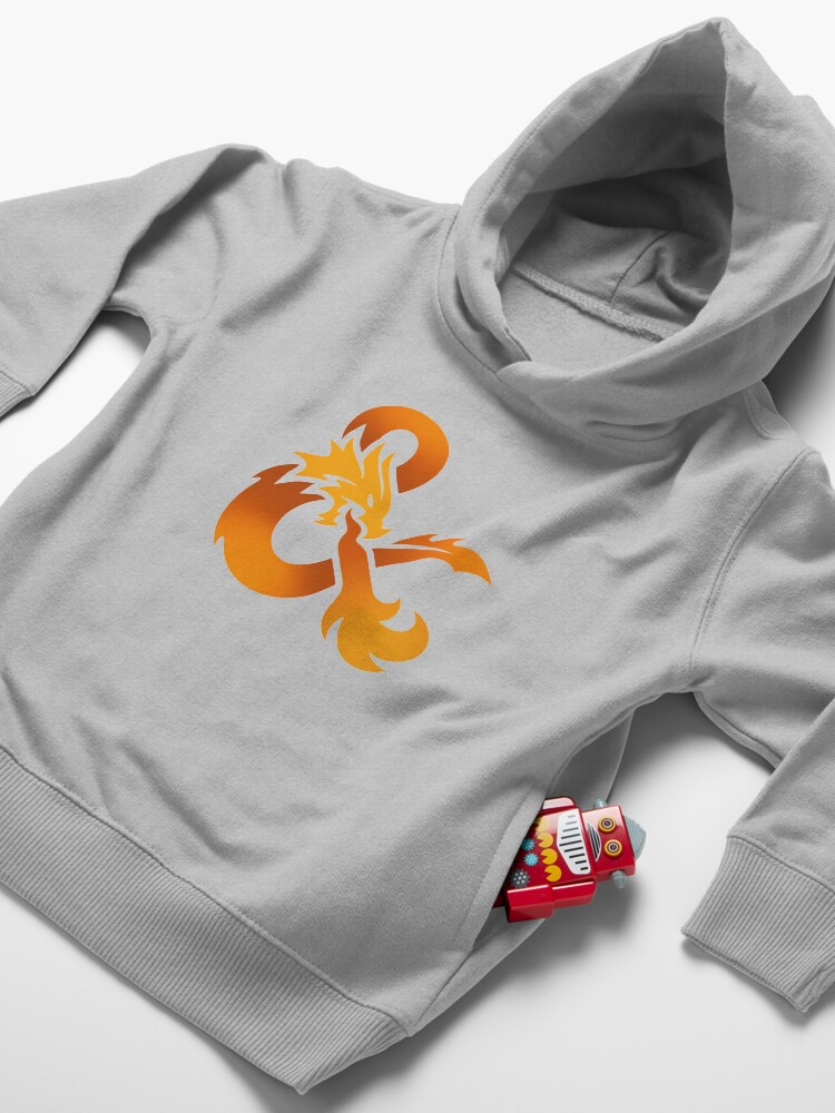 Alternate view of Dungeons & Dragons (Orange) Toddler Pullover Hoodie