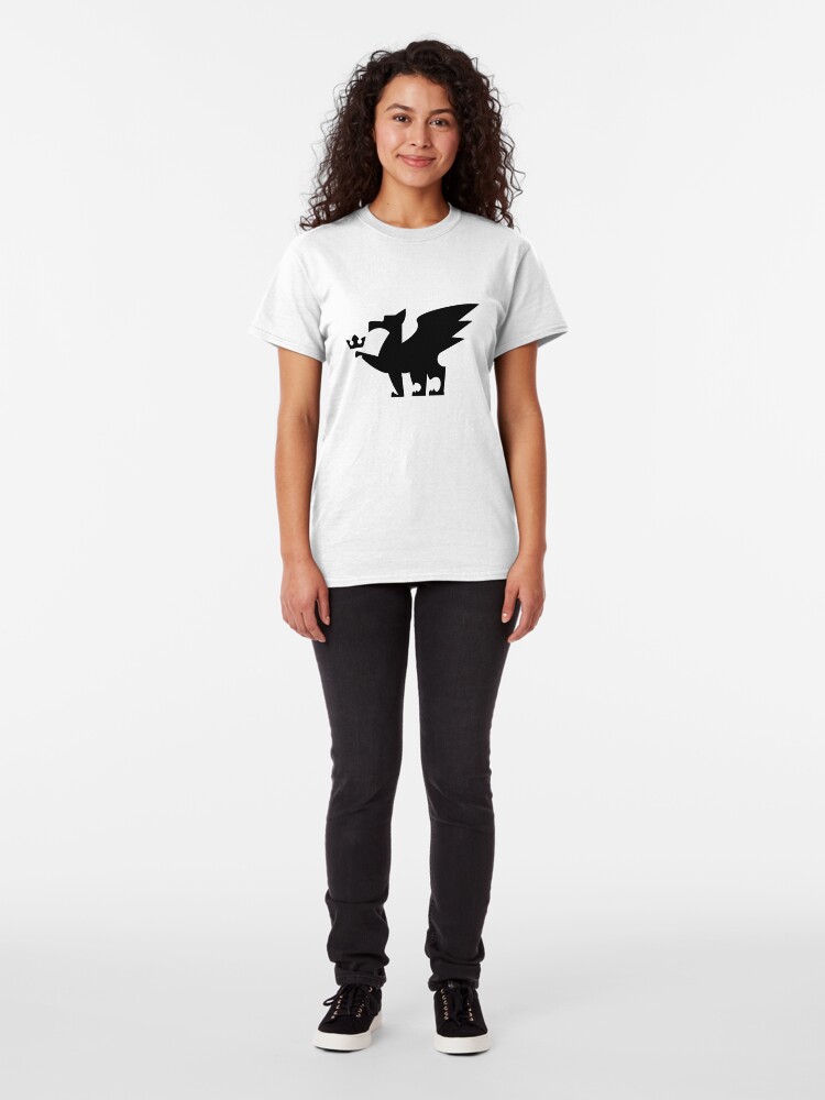 Alternate view of Sparky Nouveau - Black Classic T-Shirt