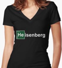 Breaking Bad Heisenburg Women's Fitted V-Neck T-Shirt