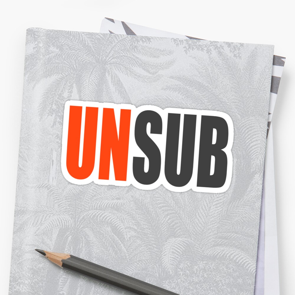 "UNSUB Criminal Minds" Stickers by gleekgirl | Redbubble