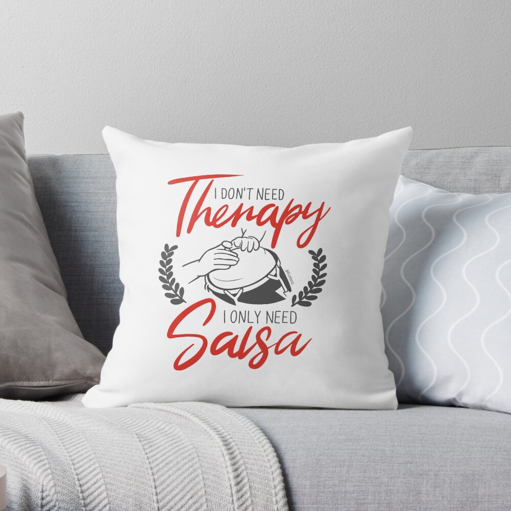 No necesito terapia, solo necesito Salsa Cojín
