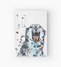 Snow Leopard, watercolor Snow Leopard Hardcover Journal