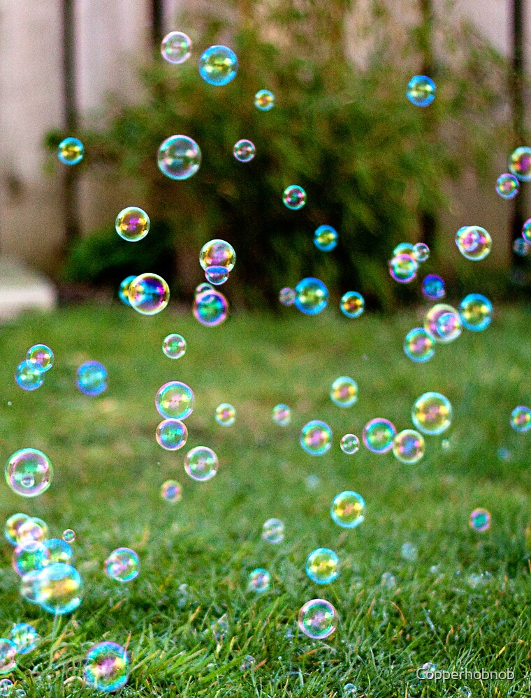 "Bubbles, bubbles everywhere!" by Copperhobnob Redbubble