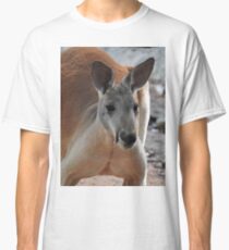 Roter Känguru Classic T-Shirt