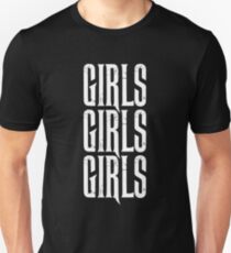Camiseta ajustada Motley - Chicas Chicas Chicas - Crue - Blanco
