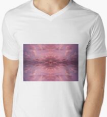Himmelslandschaft T-Shirt mit V-Ausschnitt