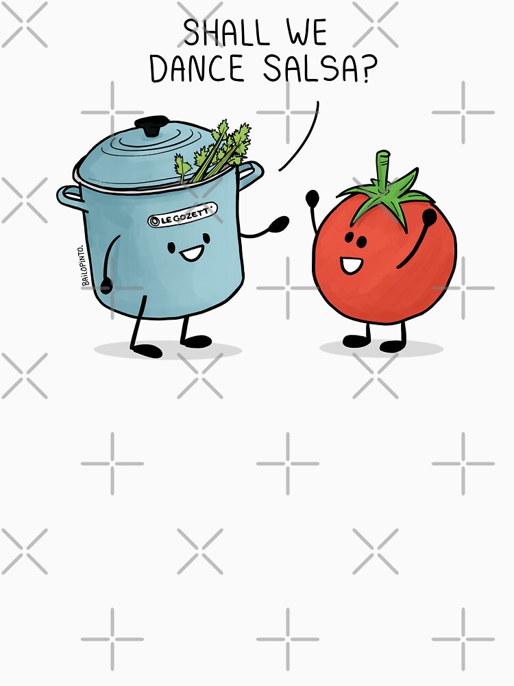 ¿Bailamos salsa? Le dice la olla al tomate de bailopinto