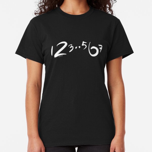 123567, los pasos básicos de salsa Camiseta clásica