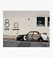 Lock. Swimcap. Fotodruck