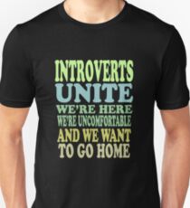 Introverts Unite Unisex T-Shirt