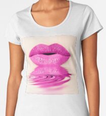Rosa Kuss Frauen Premium T-Shirts