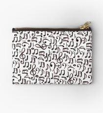 Bolso de mano Notas de la música de acuarela