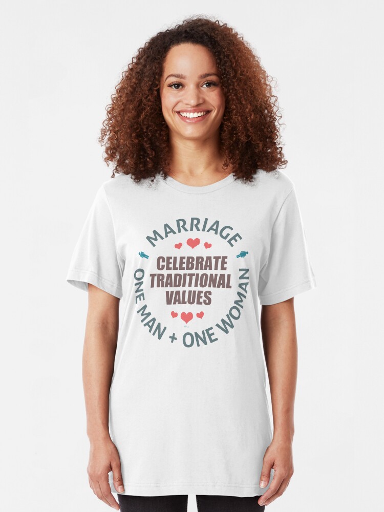 Alternate view of Celebrate Traditional Values Slim Fit T-Shirt