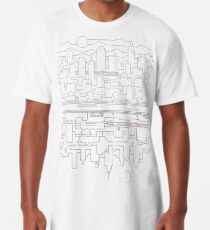 Camiseta larga Ciudad 24 (gris)
