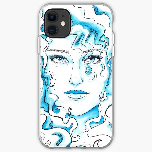 Blue Eyed Girl iPhone Soft Case