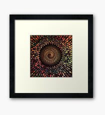 Fibonacci Sacred Mandala Framed Print