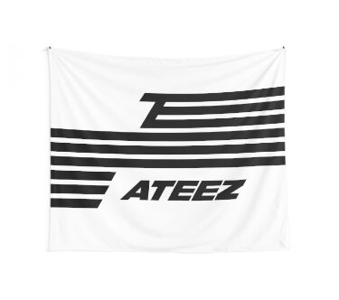 ATEEZ'S FLAG. Wall Tapestry