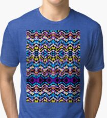 Aztec Mosaic Texture Tri-blend T-Shirt