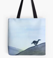 Running Greyhound Whippet Lurcher Tote Bag