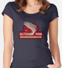 Camiseta entallada de cuello redondo Hombre al aire libre